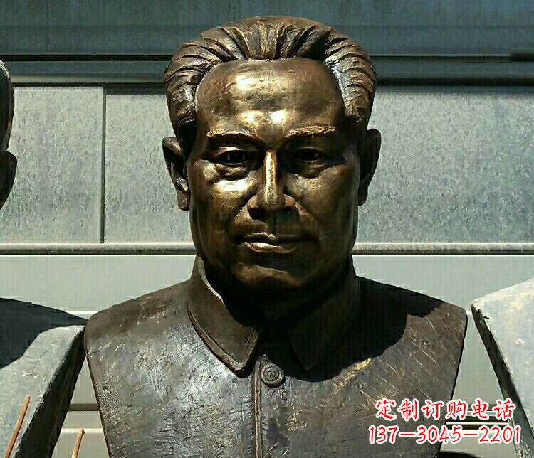 江苏校园周恩来胸像铜雕