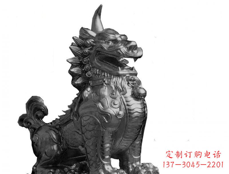 江苏獬豸法院景观铜雕
