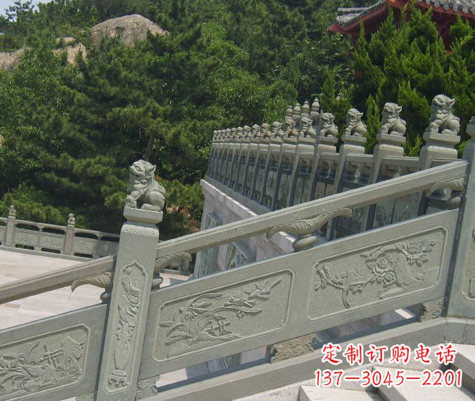 江苏园林仿古石栏板景观石雕 (4)