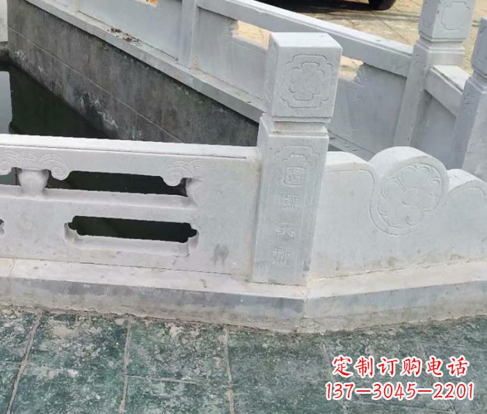 江苏园林景观大理石栏板雕塑 (7)