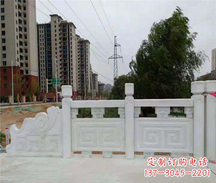 江苏园林景观大理石栏板石雕 (5)