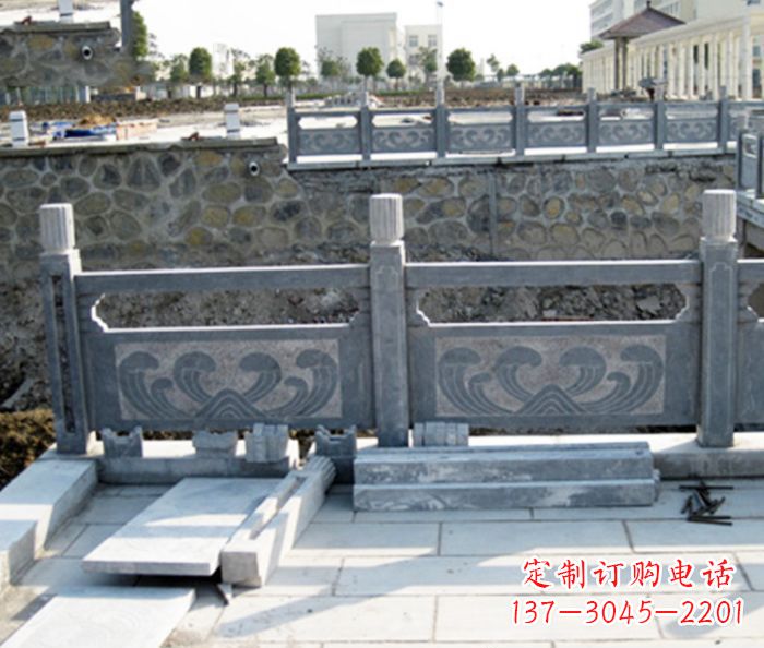 江苏园林景观大理石栏板石雕 (11)