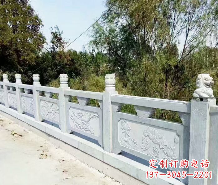 江苏园林景观大理石栏板石雕_1