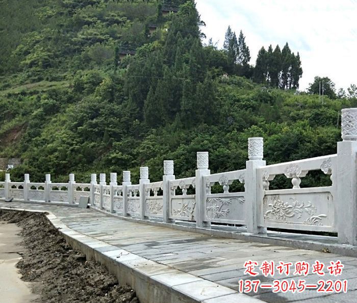 江苏园林景观大理石栏板石雕_2