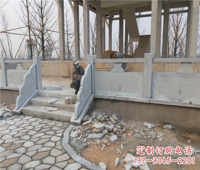 江苏园林景观大理石桥栏板石雕_2 (2)