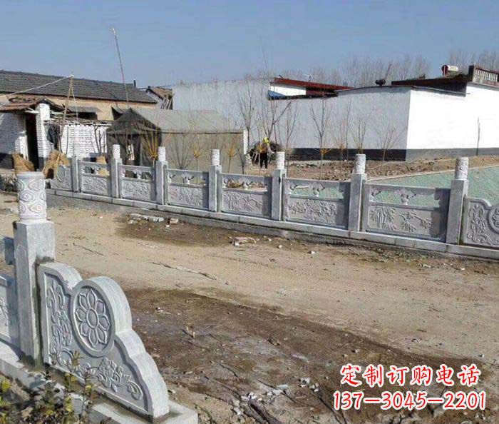 江苏园林景观仿古栏板石雕