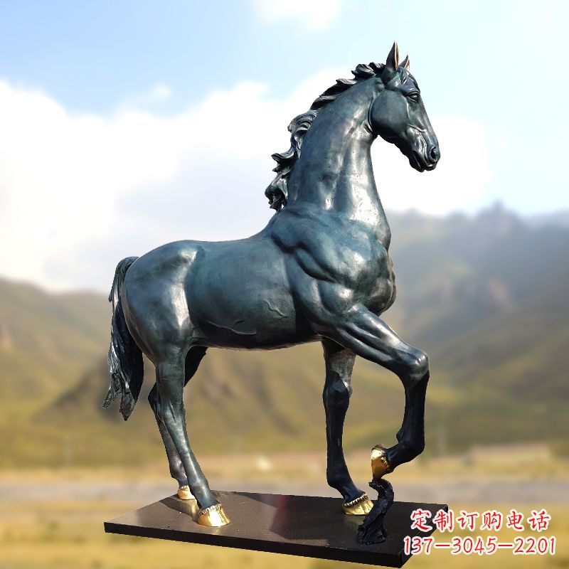 江苏铸铜马铜雕塑